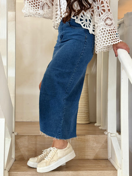 MAXI FALDA JEANS