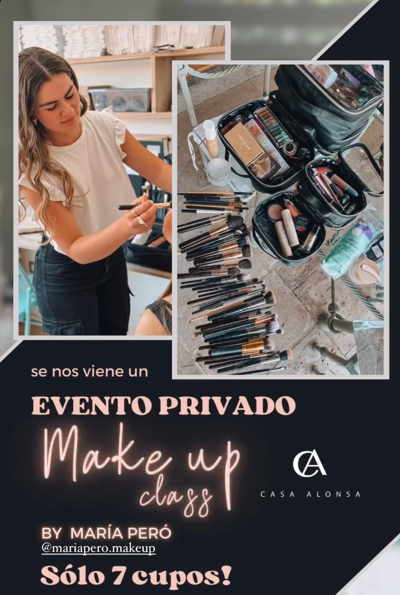 CLASE MAKE UP CLASS - CLASE AUTO MAQUILLAJE SÁBADO 29 DE JUNIO - 12 DEL DIA