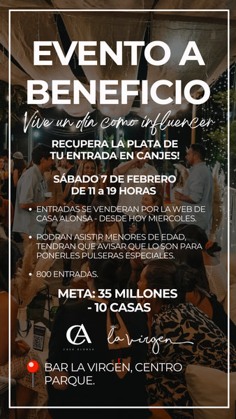 ENTRADA PLUS - EVENTO A BENEFICIO - 7 DE FEBRERO/TANDA DE 11 a 13 HRAS  - UN DIA COMO INFLUENCER EN BAR LA VIRGEN CENTRO PARQUE