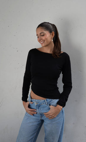 POLERA CHIARA NEGRA