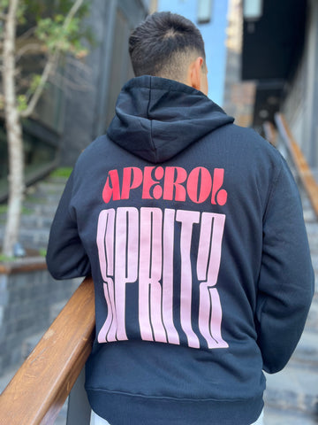 HOODIE APEROL SPRITZ NEGRO