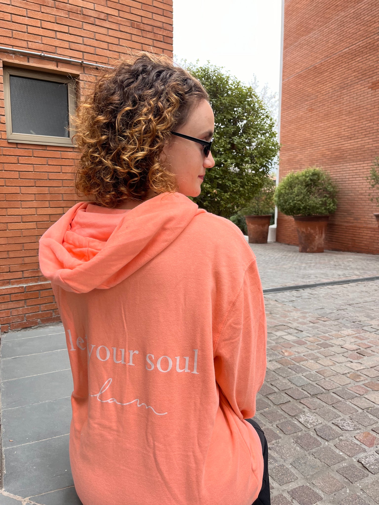 HOODIE SOUL GLAM NARANJO