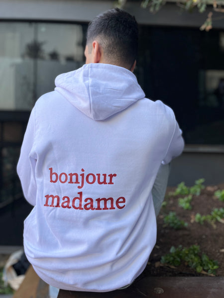 HOODIE BONJOUR BLANCO