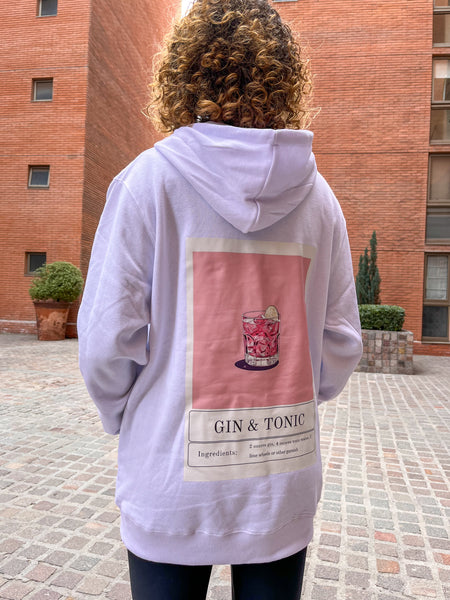 HOODIE GIN TONIC BLANCO