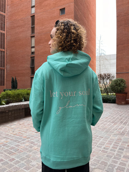 HOODIE SOUL GLAM TURQUESA