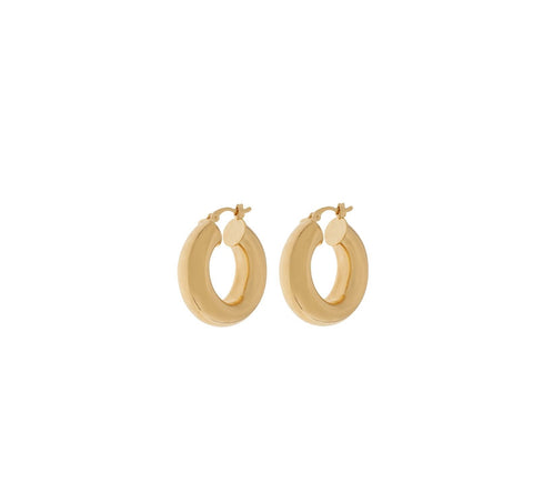 GOLD HOOPS 32MM